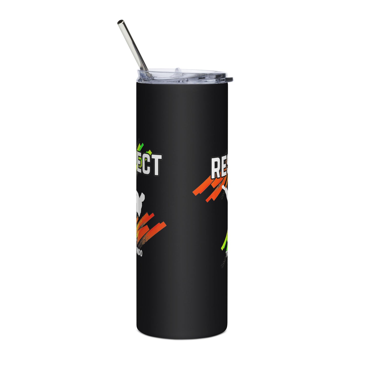 Stainless steel tumbler Taekwondo Theme : Respect